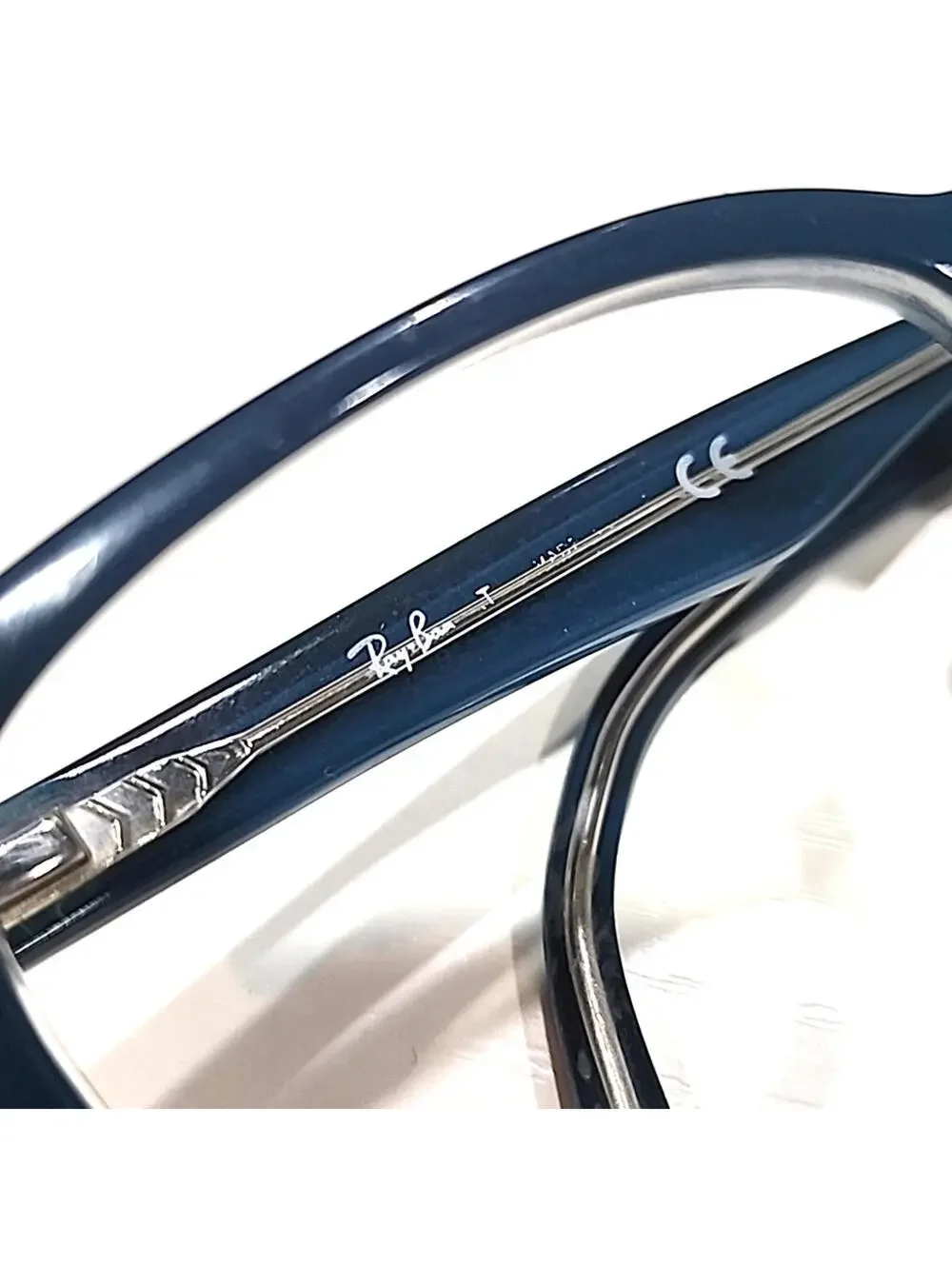 Ray Ban RB5285 5763 Glossy Blue Eyeglasses Frame 53-19 145